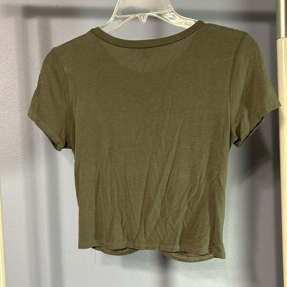 Gaze green crop t-shirt size small - Picture 2 of 3